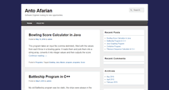 Desktop Screenshot of antoafarian.com
